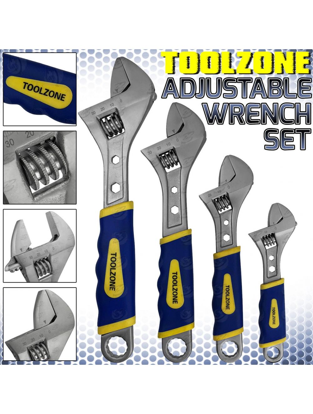 Set of adjustable spanners hotsell
