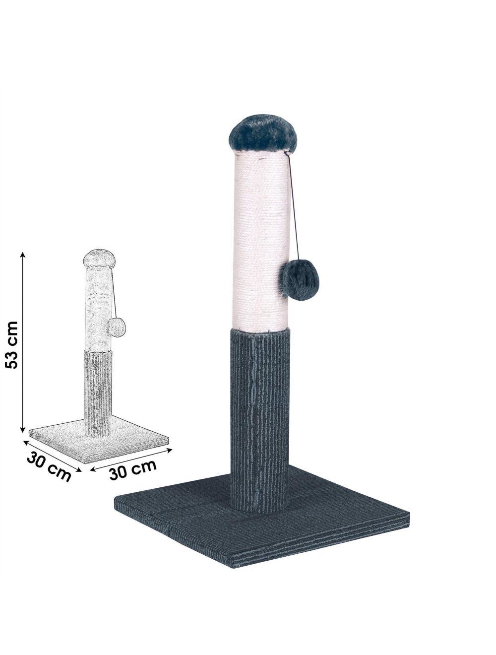 deluxe cat scratching post