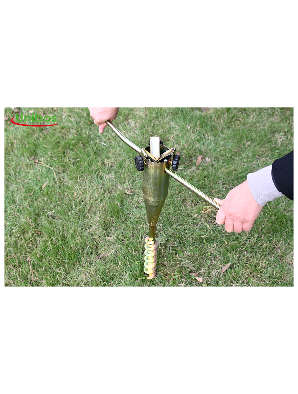 Heavy Duty Steel Screw In Ground Spike Parasol Airer Rotary
