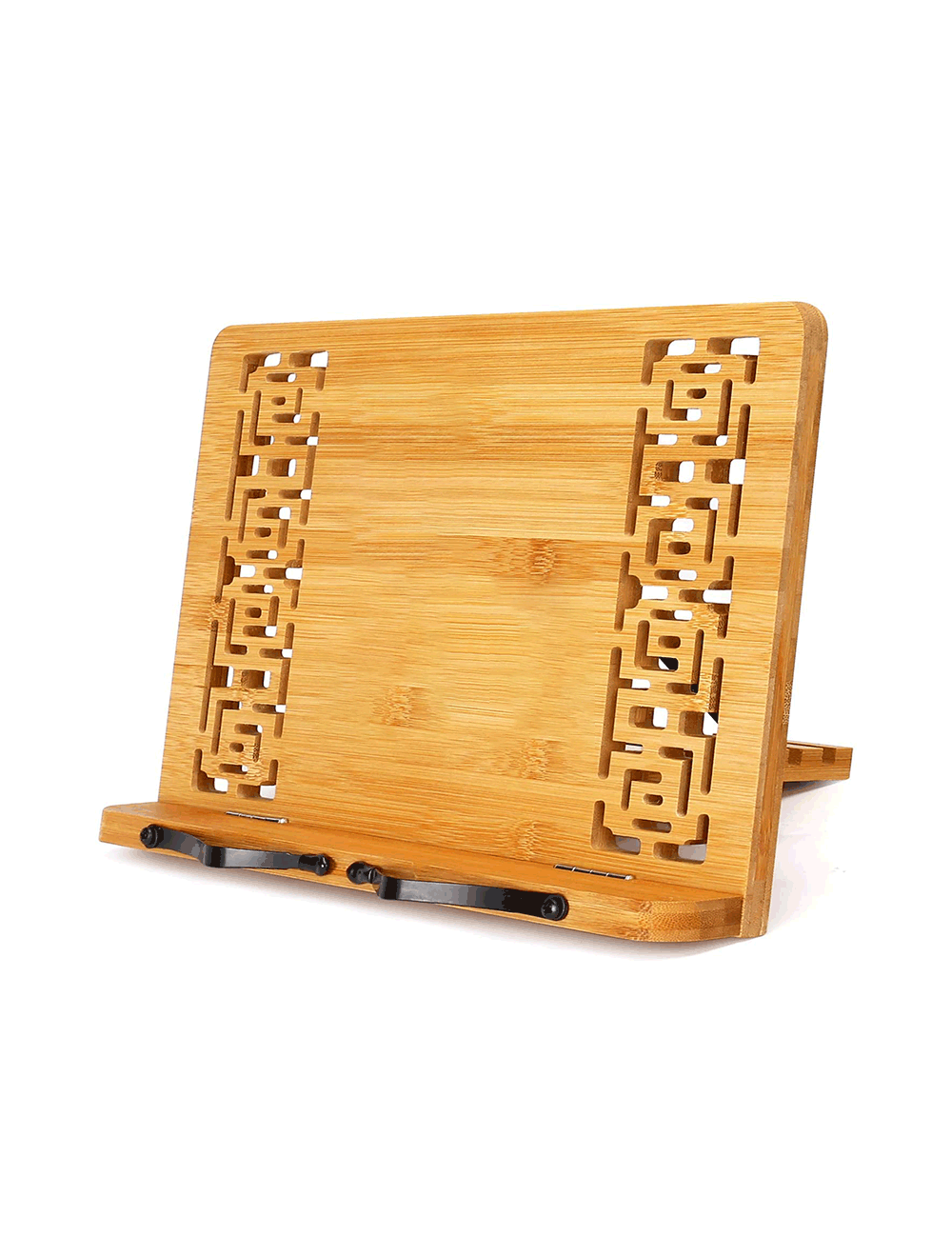 Unibos Bamboo Chopping Board with 4 BPA Free Plastic Drawer/Trays with lids  Kitchen Set-100