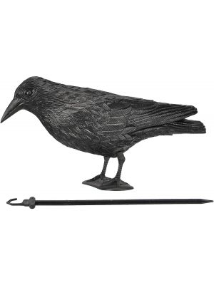 Black Raven Pigeon Scarer Plastic Garden