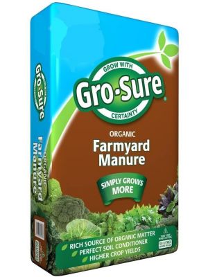 Farmyard Manure Rich Organic Compost Roses Trees Shrubs Vegetables 50L