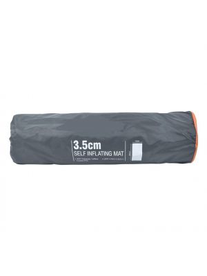 Camping Men Women Polyester 5cm Thick Self Inflating Camping Mat Charcoal Grey
