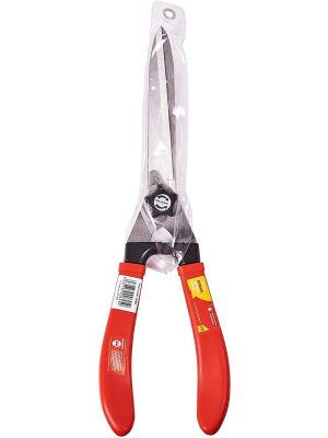 Garden Tension Adjuster Hedge Shear for Cutting Shaping and Trimming Red and Silver One Size