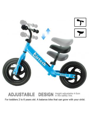 Kids Balance Bike For 2-6 Years Old Boys Girls, Walking Balance Training Bike (Blue)