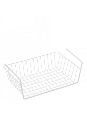 WHITE HANGING BASKET