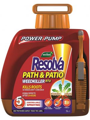 Path and Patio Ready to Use Weeds and Roots Killer Strong Liquid Power Pump 5L