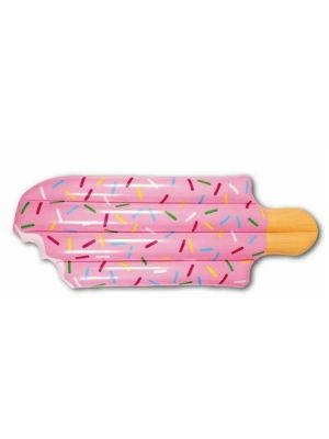 Pink Inflatable Ice Cream Lolly Pop Lounger air Mat Float Lilo Swimming Pool Mattress