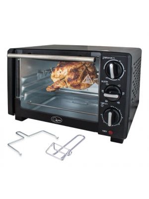 18 Ltr Compact Mini Electric Oven With Rotisserie 18 Litre 1280 W Black