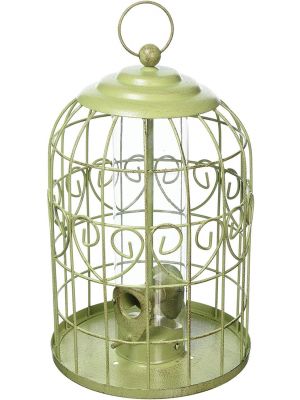 Squirrel Proof Peckish Decorative Bird Seed Feeder Metal 