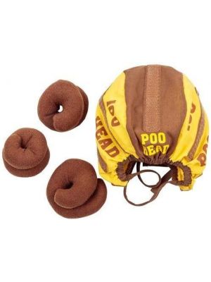 Poo Head Game Throw And Catch Butthead Family Fun Classic Velcro Ball Game