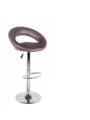 Bar Stool Kitchen Breakfast Seat Chrome Metal Base