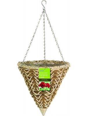 Natural Banana Braid Hanging Flower Cone