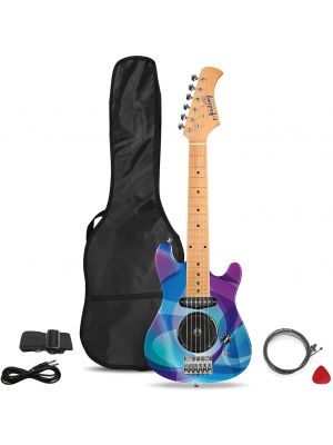 Kids Electric Guitar Starter Set for Beginners with Built-in Amp and Accessories