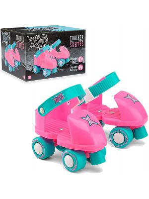 Children’s 4 Wheel Beginner Trainer Skates Quad Roller Skates for Boys and Girls
