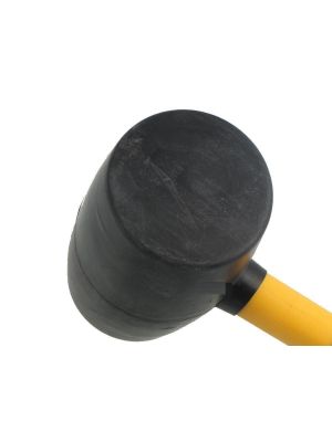 32 OZ Rubber Hammer Mallet Fibreglass Shaft Handle With Grip