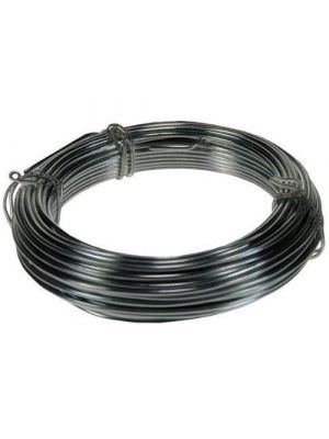 Galvanised Garden Wire - 10m x 2mm - Strong and Rust Proof General Purpose