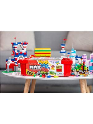Kids Construction 253 Building Bricks Value Set Comes with Storage Tube 
