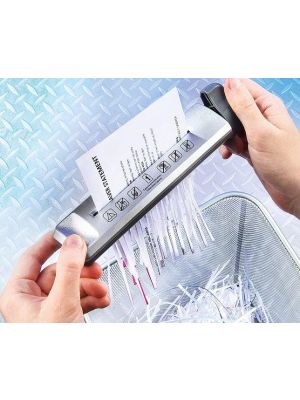 Handheld Paper Shredder Mini Portable Compact Manual Hand Operated Home Office