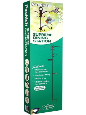 Peckish Supreme Dining Bird Feeder Station Wild Bird Garden 