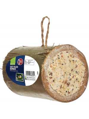 Wild Bird Food High Energy Suet Filled Bamboo Hanging Suet Fat Feeder