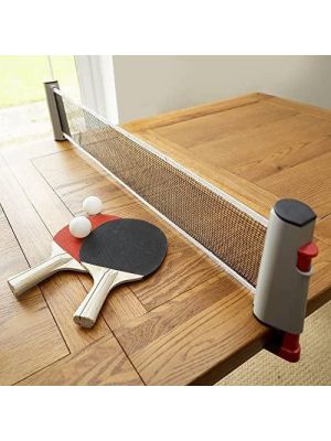 Instant Table Tennis Game All In One Ping Pong Set For Any Table Paddle Ball