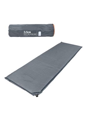 Camping Men Women Polyester Self Inflating Camping Mat Charcoal Grey