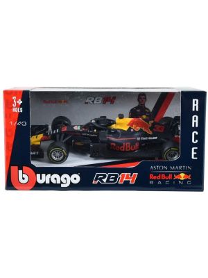 Bburago 1:43 Aston Martin Red Bull Rb14 Formula F1 Max Verstappen Model Car