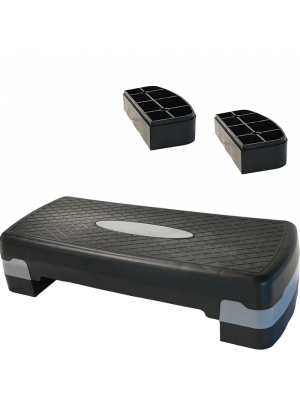 Crystals Non-Slip Aerobic Stepper – Adjustable Yoga Step Board For Home Cardio