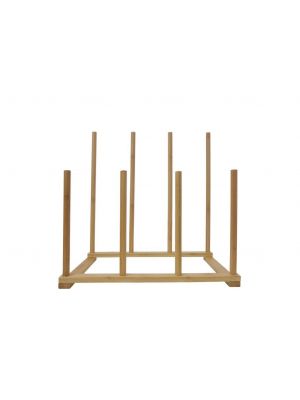 Natural Bamboo Indoor Outdoor Boot Storage Rack Organiser Stand