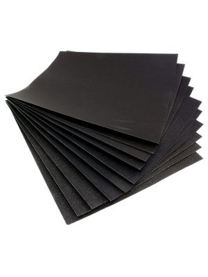 Wet and Dry or Glass Sandpaper Mixed 10pcs Sheet Set Sanding Assorted Grits