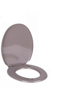 Soft Close Toilet Seat Brown Bathroom Oval Shape WC Heavy Duty Seats Anti Slam