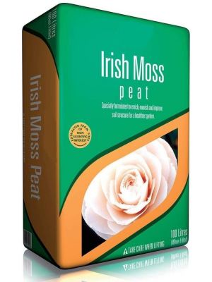 100 Litre Irish Medium Grade Sphagnum Moss Peat Litres Compost Soil