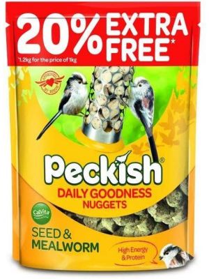Peckish Daily Goodness Nuggets 1.2Kg Wild Birds 