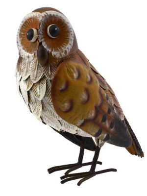 Metal Owl Garden Decoration Lawn Art Ornament