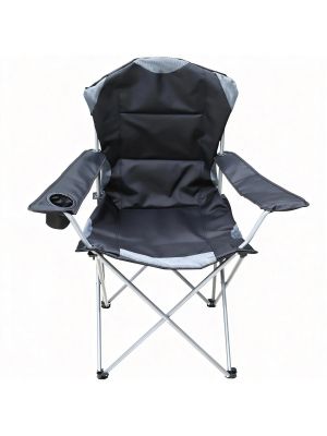 Camping Chair Portable Folding Lightweight Outdoor Garden Beach Picnic Chair Blk