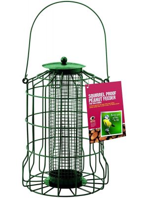 Squirrel Proof Hanging Bird Peanut Feeder Heavy Duty Garden Wild Birds
