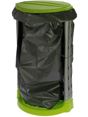 120L Collapsible Plastic Recycle Garbage Waste Rubbish Bin Bag Sack Stand Holder