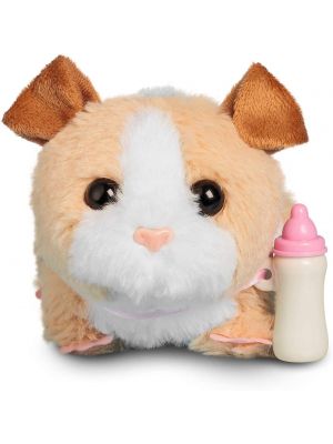 Animigos New Born Guinea Pig Cute Soft Toy Interact Play Pet