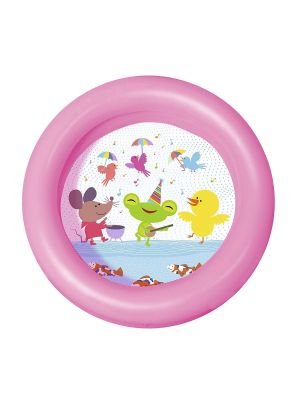 Baby Toddler Mini Inflatable 2 Ring Swimming Pool