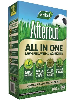 Aftercut All in One Lawn Feed Weed & Moss Killer 3.2kg Grass Fertiliser