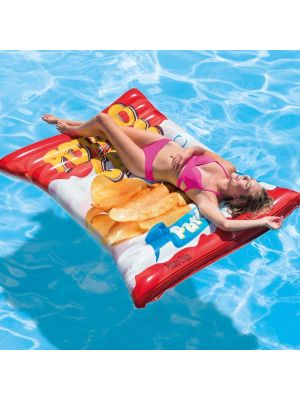 Giant Potato Chips inflatable Ride On Beach Toy Swimming Pool Float Lilo