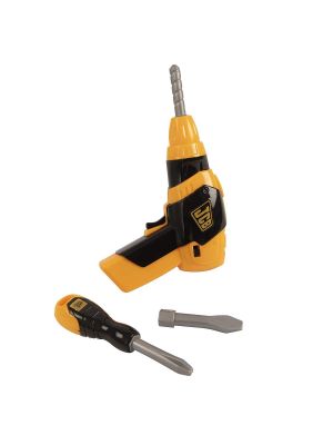 JCB Drill Tool Carry Case & Tools Play Set For Kids Boys & Girls | Childrens Builders Construction Roleplay Kit