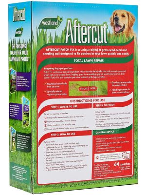 Garden 4.8kg Aftercut Lawn Patch Fix 64 Patches 