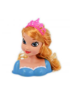 Dolls Hair Styling Set - Dolls Head with Hair Accessories Pretend Play