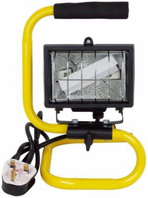 Portable Work Light Floodlight Spot Halogen Lamp Garden Indoor Outdoor 120W