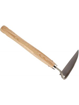 Lightweight Traditional Stainless Steel Hand Razor Hoe with Ash Wood Handle