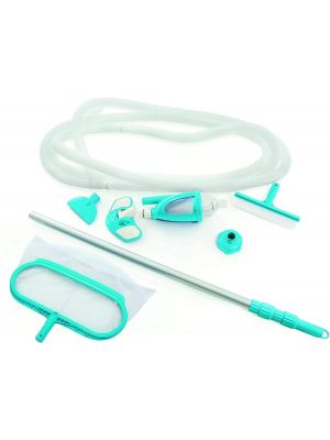 Above Ground Swimming Pool Filter Pumps Deluxe Cleaning Maintenance Kit 