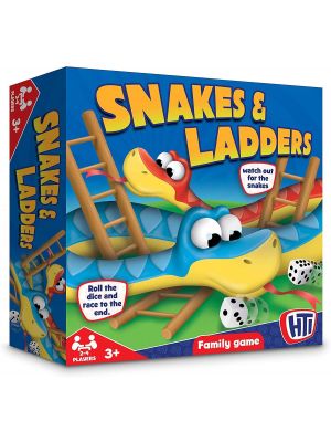 Snakes & Ladders Kids Board Game Set Family Fun Toy Birthday Game