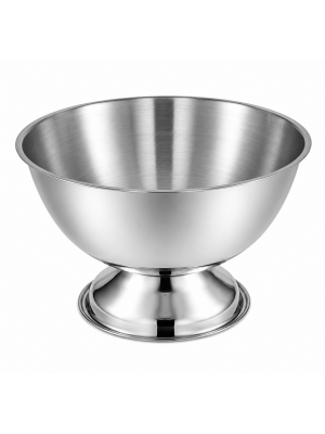 Champagne cooler bucket, stainless steel wine bowl